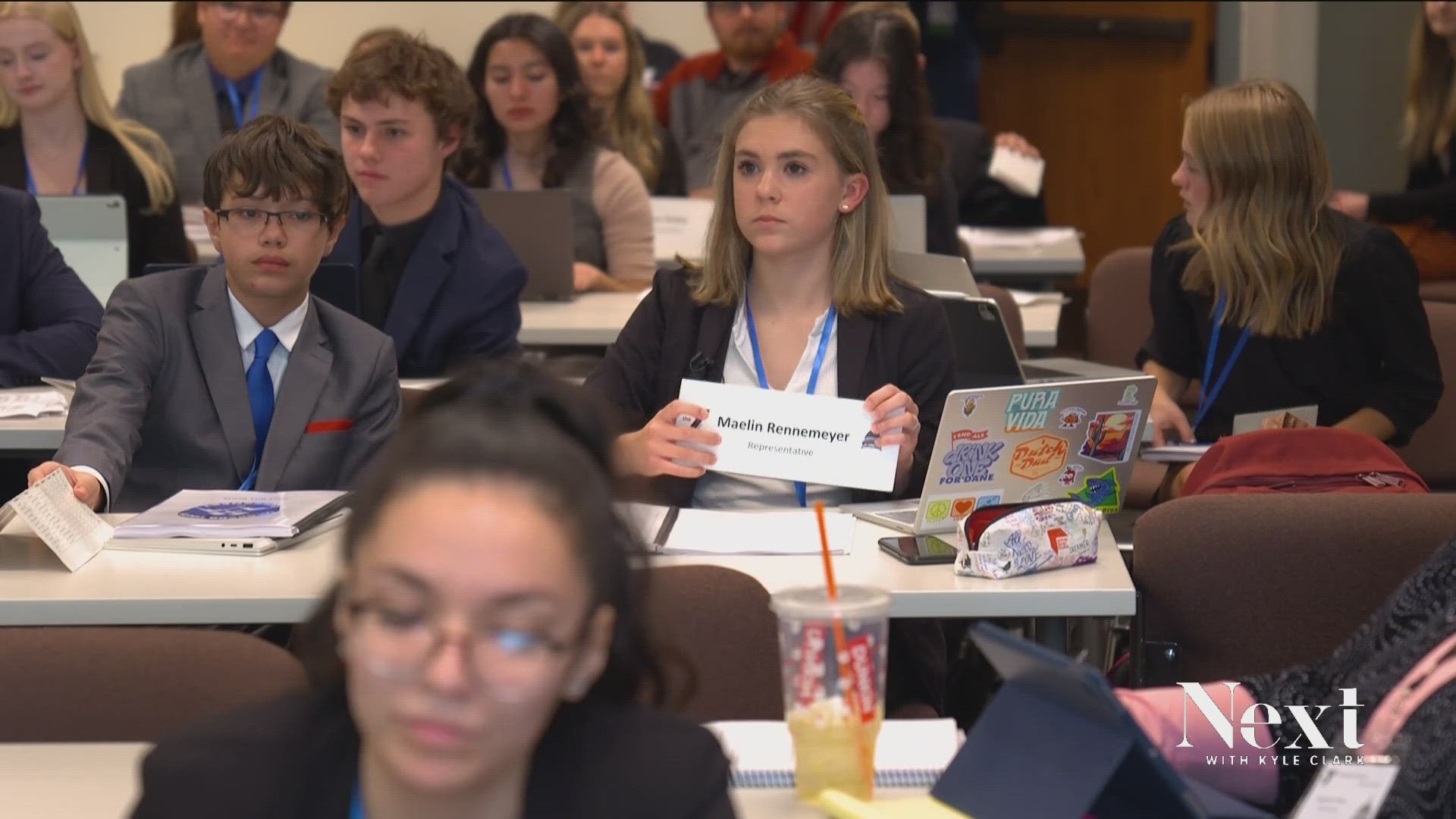 Youth in Government's mock legislature gives a group of young people from across Colorado a taste of what it would be like if they were in charge at the Capitol.
